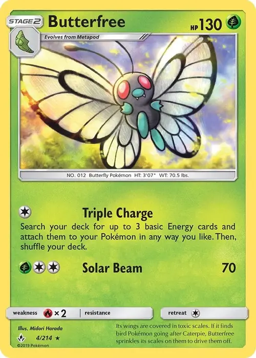 Butterfree card art