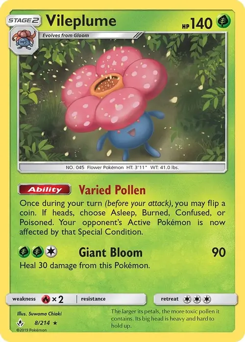 Vileplume card art
