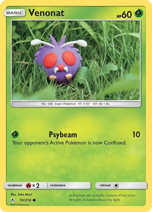 Venonat (10) card art