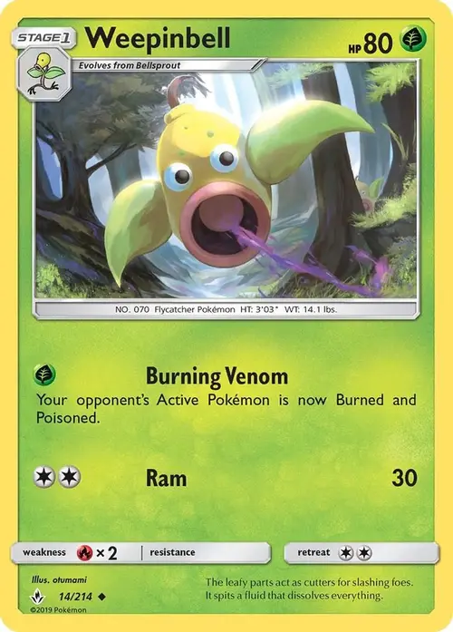 Weepinbell card art