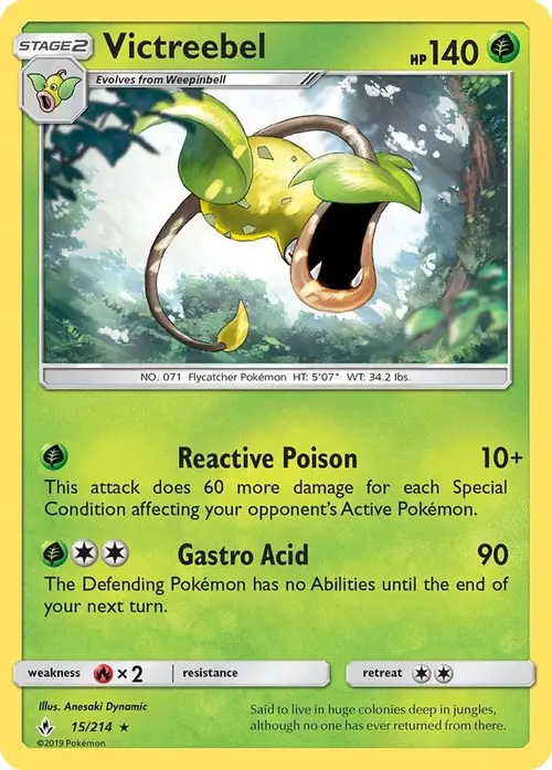 Victreebel card art