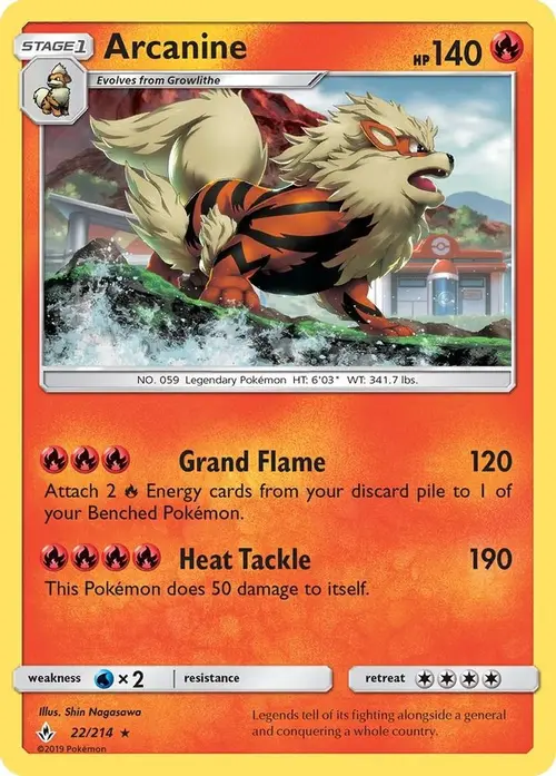 Arcanine card art