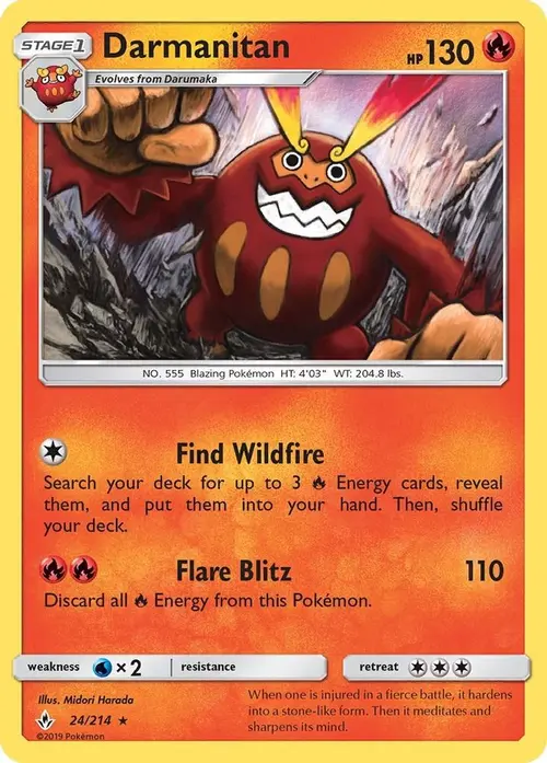 Darmanitan card art