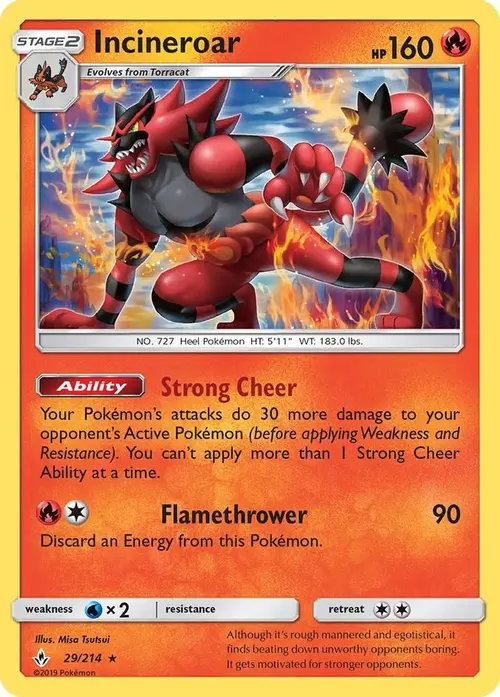 Incineroar card art