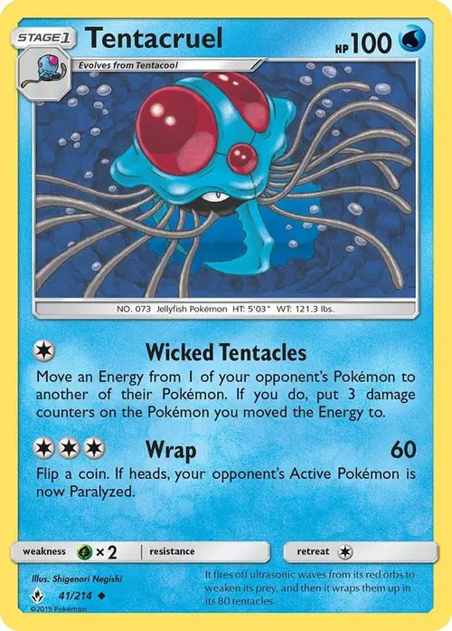 Tentacruel card art