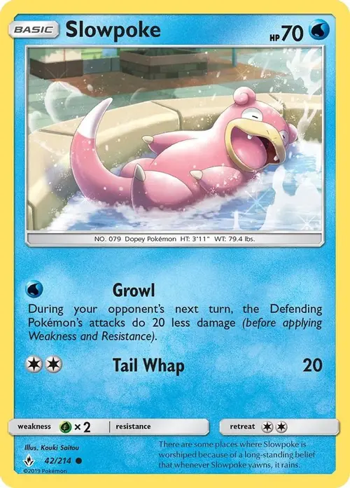 Slowpoke card art