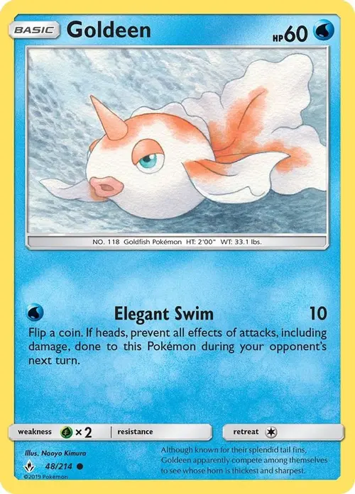 Goldeen card art