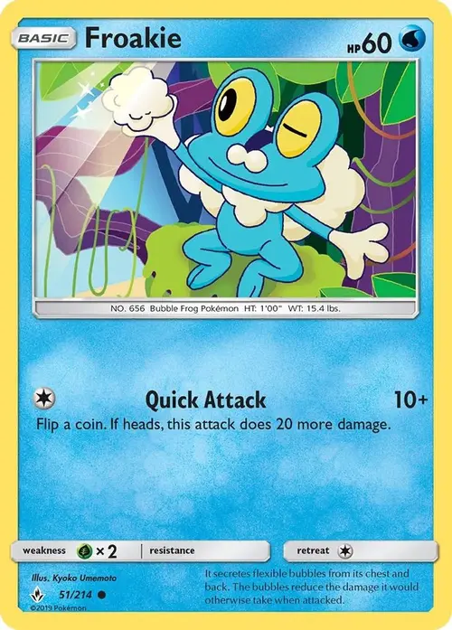 Froakie card art