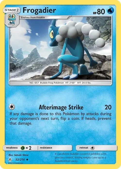Frogadier card art