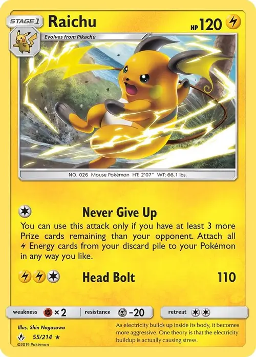 Raichu card art
