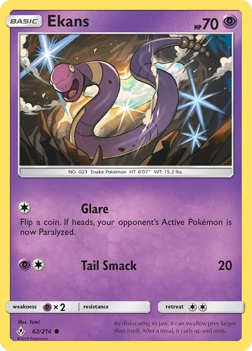 Ekans card art