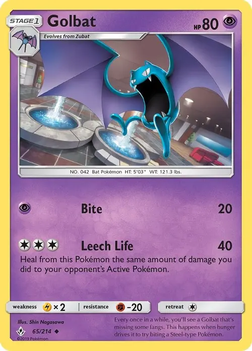 Golbat card art