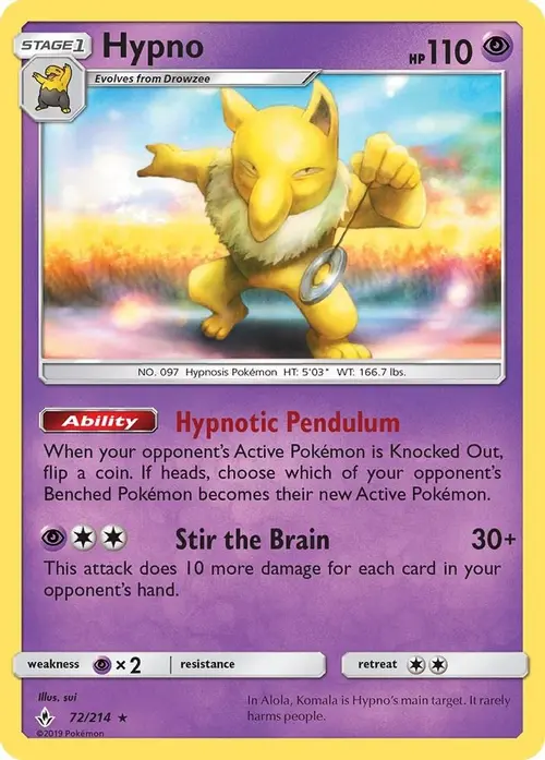 Hypno card art