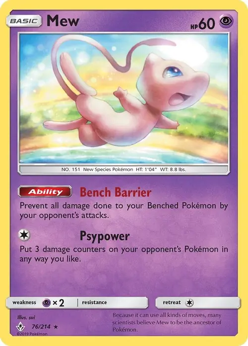 Mew card art
