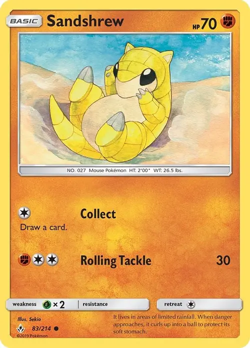 Sandshrew card art