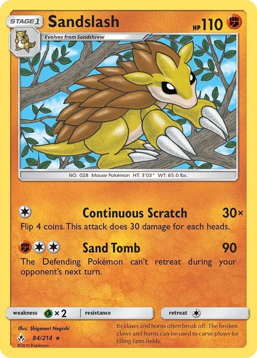 Sandslash card art