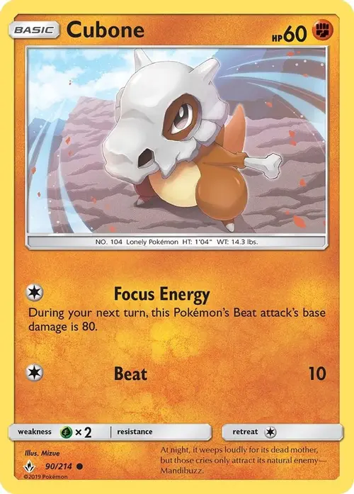 Cubone card art