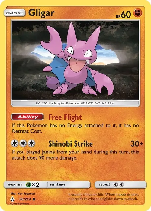 Gligar card art