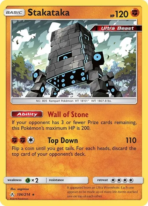 Stakataka card art