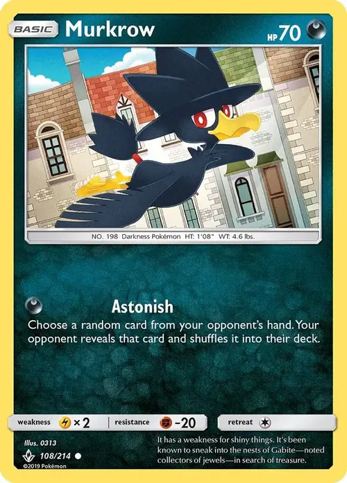 Murkrow card art