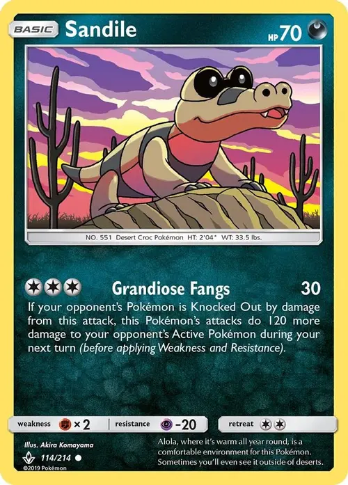 Sandile (114) card art