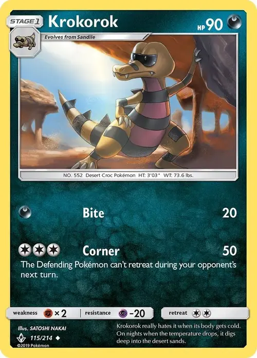 Krokorok card art