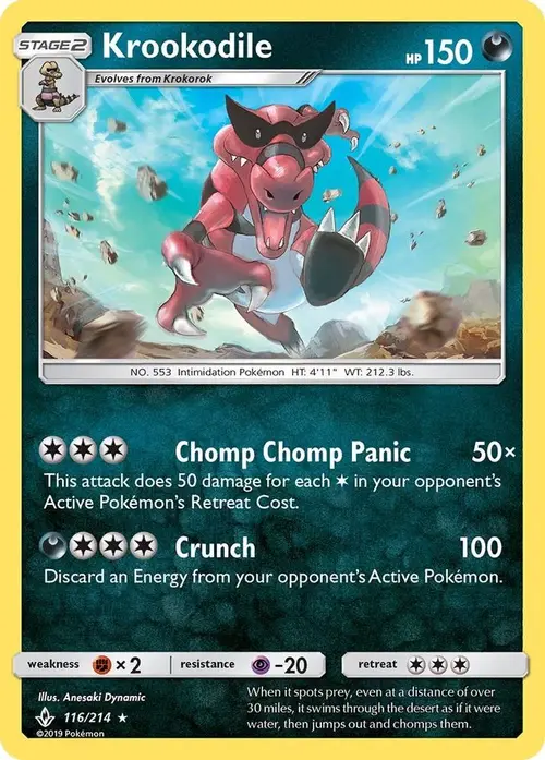 Krookodile card art