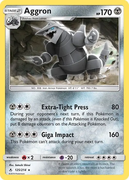 Aggron card art