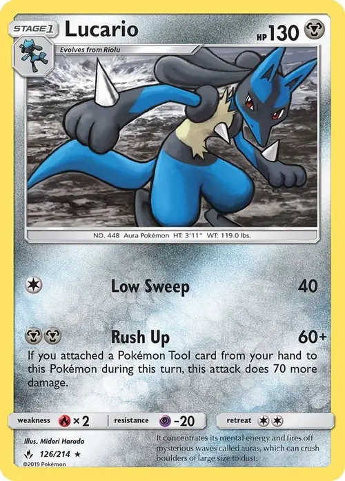Lucario card art