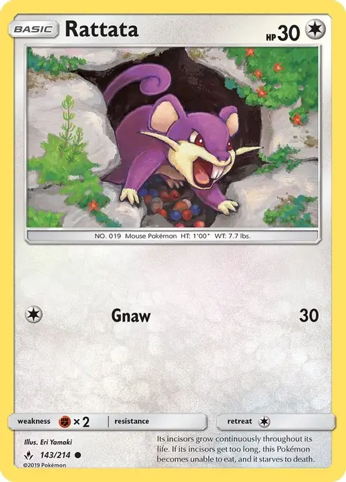 Rattata card art