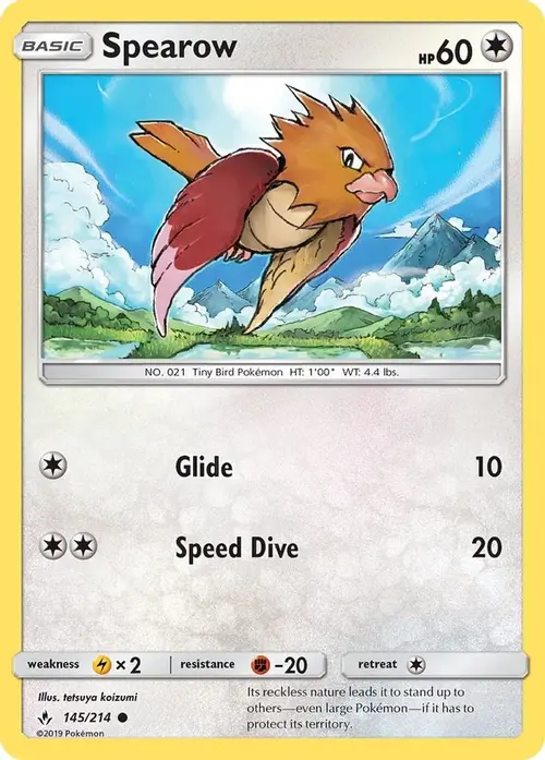 Spearow card art
