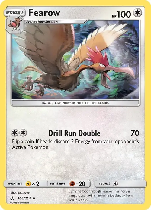 Fearow card art
