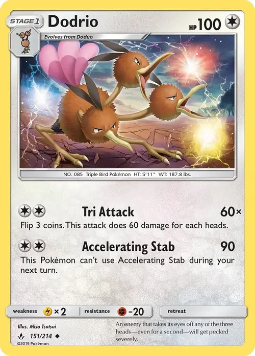 Dodrio card art