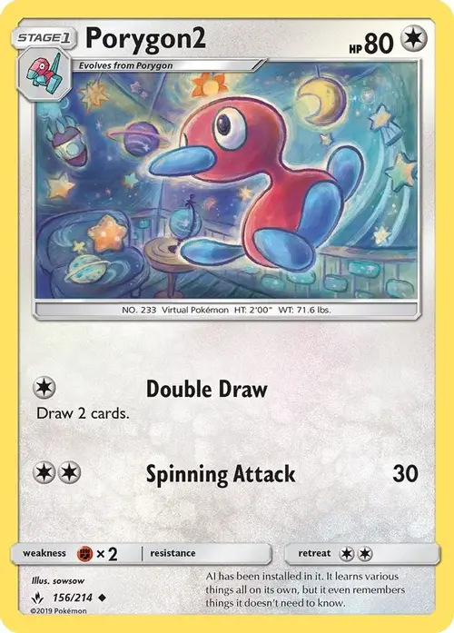Porygon2 card art