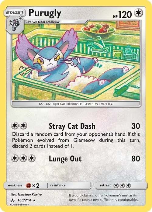 Purugly card art