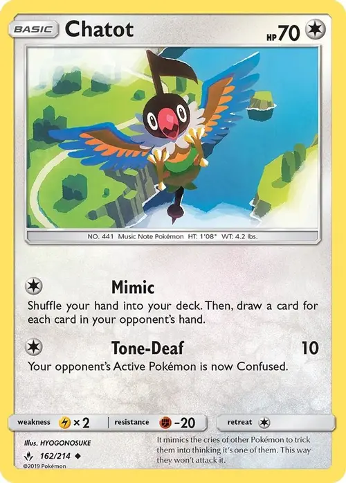 Chatot card art