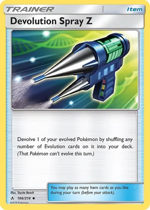 Devolution Spray Z card art