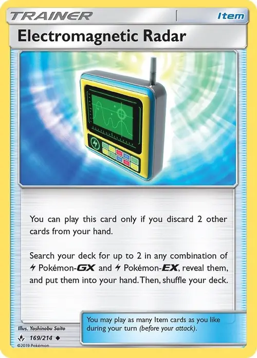 Electromagnetic Radar card art