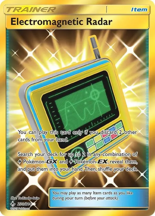 Electromagnetic Radar (Secret) card art