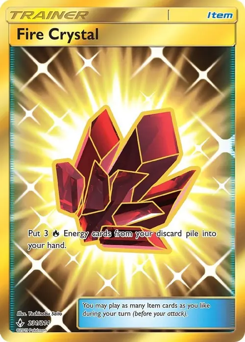 Fire Crystal (Secret) card art