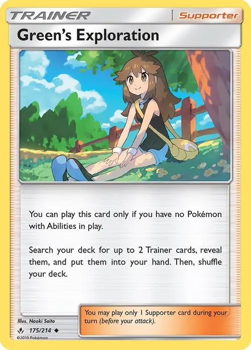 Green's Exploration card art