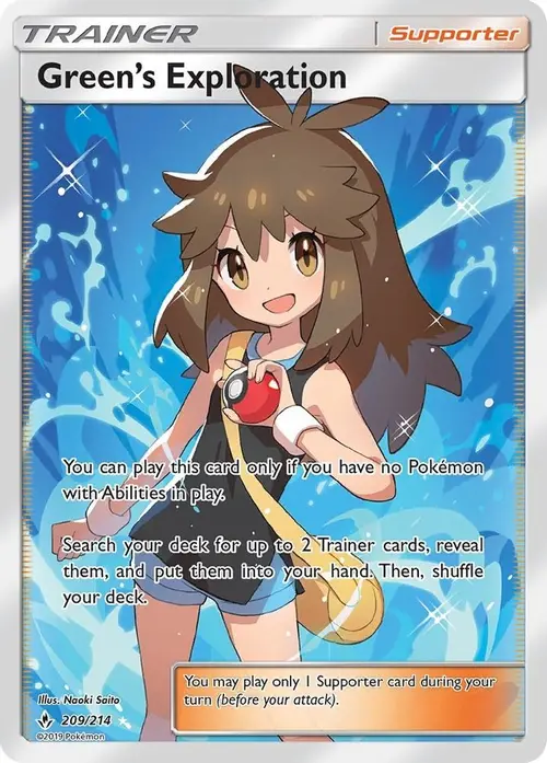 Green's Exploration (Full Art) card art