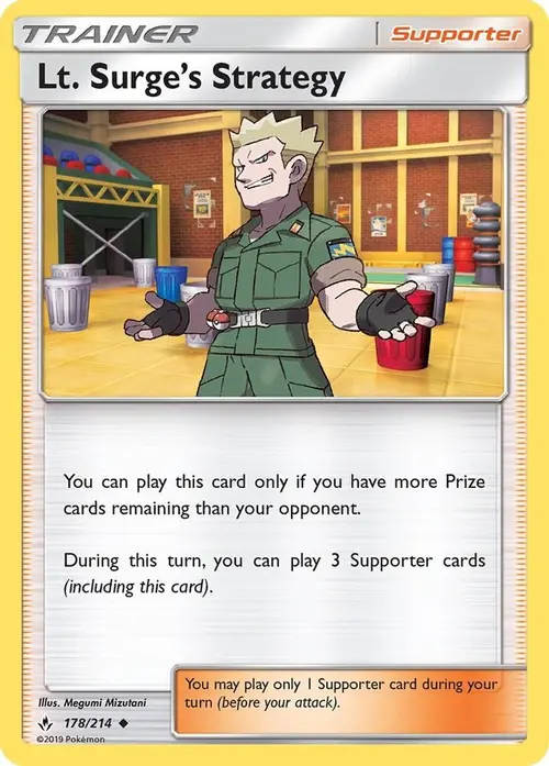 Lt. Surge's Strategy card art
