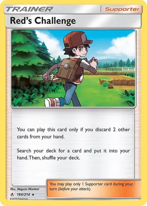 Red's Challenge card art