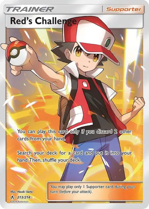 Red's Challenge (Full Art) card art