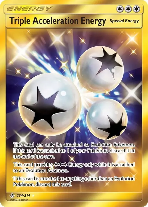 Triple Acceleration Energy (Secret) card art