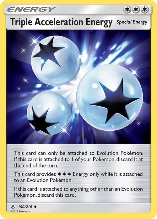 Triple Acceleration Energy card art