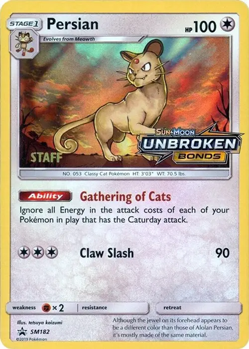 Persian - SM182 (Prerelease) [Staff] card art