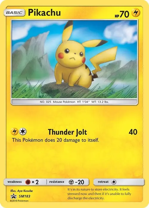Pikachu - SM183 card art