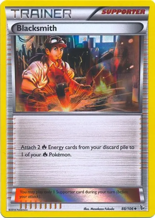 Blacksmith - 88/106 (Sheen Holo) card art